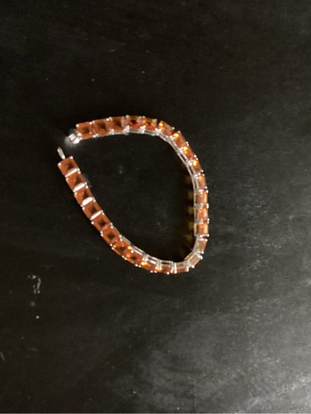 Classic Amber Tennis Bracelet - Women Jewelry